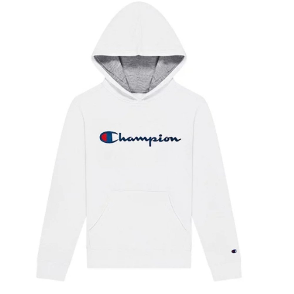 Kids Champion Fleece Script Hoodie